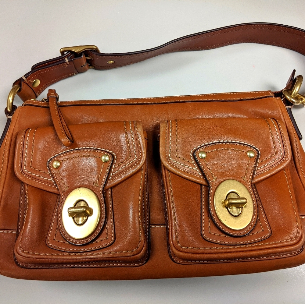Authentic leather Coach purse